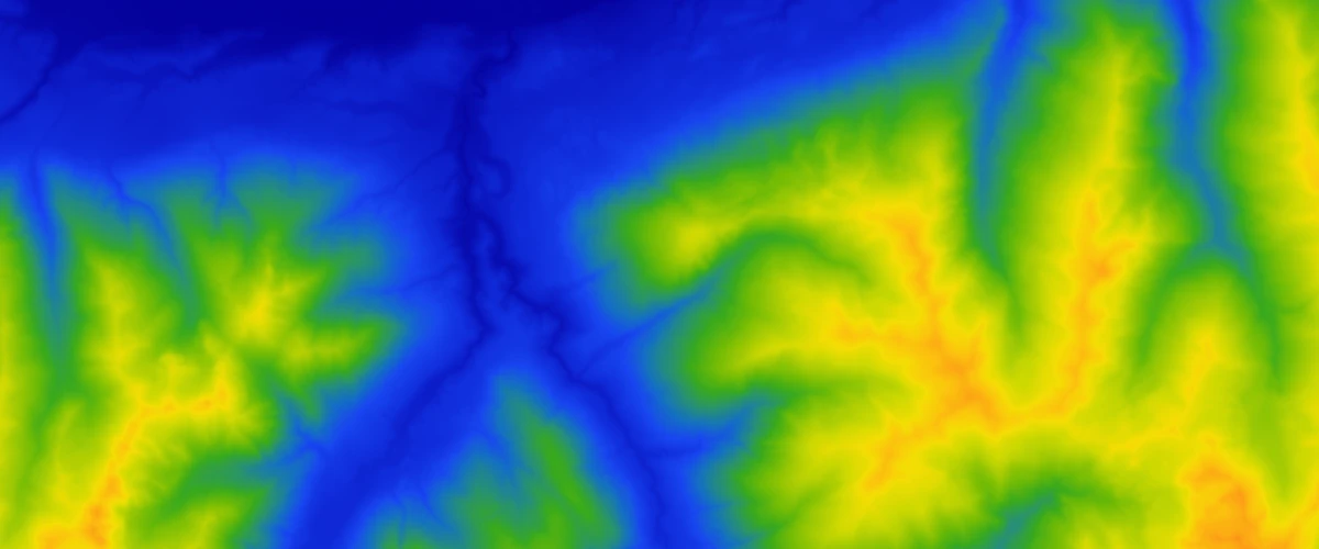 Add a color relief layer.