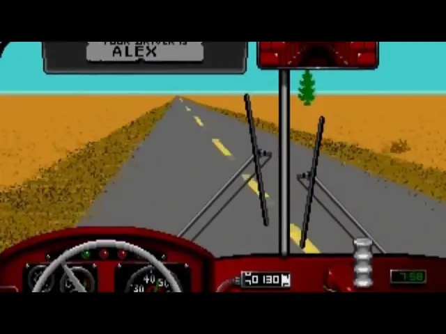 Screenshot from Desert Bus