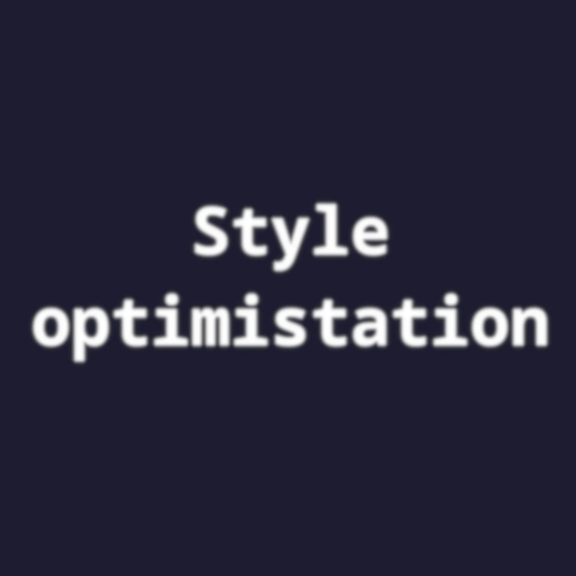 Advanced Style-Data Cooptimization